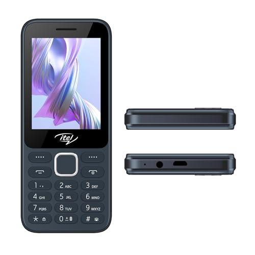 itel it5330-2.8 inch Big Display with Premium Glass Like Back Design, 1900 mAh Battery, Auto Call Recording and Wireless FM_ Black - Triveni World