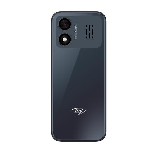 itel it5330-2.8 inch Big Display with Premium Glass Like Back Design, 1900 mAh Battery, Auto Call Recording and Wireless FM_ Black - Triveni World