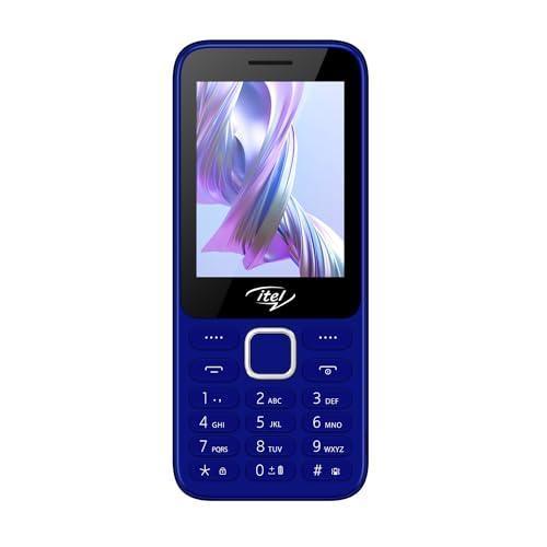 itel it5330-2.8 inch Big Display with Premium Glass Like Back Design, 1900 mAh Battery, Auto Call Recording and Wireless FM_ Blue - Triveni World