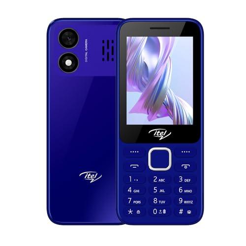 itel it5330-2.8 inch Big Display with Premium Glass Like Back Design, 1900 mAh Battery, Auto Call Recording and Wireless FM_ Blue - Triveni World