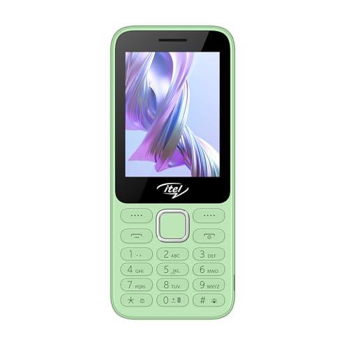 itel it5330-2.8 inch Big Display with Premium Glass Like Back Design, 1900 mAh Battery, Auto Call Recording and Wireless FM_ Light Green - Triveni World