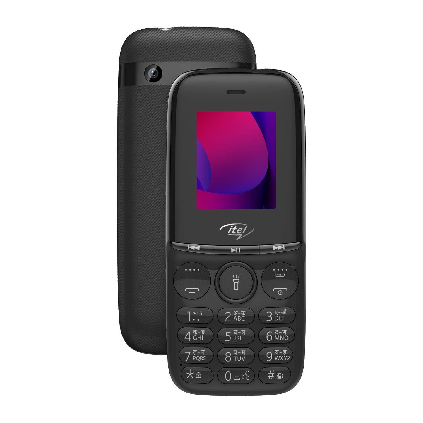 itel Muzik110 (4.5cm, Loud Sound, Black) - Triveni World