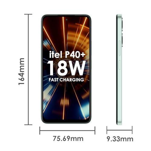 itel P40+ | 4GB RAM+128GB ROM | 13MP AI Rear Camera | 7000mAh Battery | 18W Fast Charging | 6.8" HD+ IPS Punch Hole 90Hz Display | Ice Cyan - Triveni World