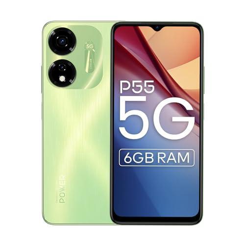 itel P55 5G (6GB RAM, 128GB ROM) Upto 12GB RAM with Memory Fusion | Dimensity 6080 | 50MP AI Dual Rear Camera | 5000mAh Battery | 2 Years Warranty | Mint Green - Triveni World