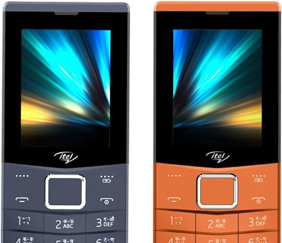 itel Power 430 (2.4" QVGA Display Feature Phone, 2500mAh Big Battery with Premium Leather Back Cover)_Orange - Triveni World