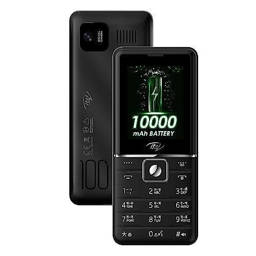 itel Power 900 Power Bank Mobile Phone,10000 mAh with 7 Months Battery Back up, 10W Charging Support and 2.8 inch Display | Black - Triveni World