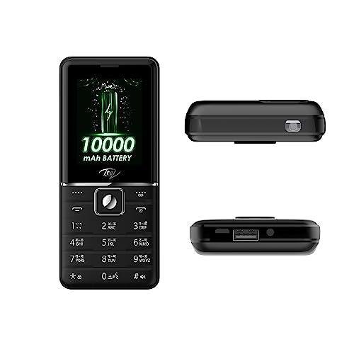 itel Power 900 Power Bank Mobile Phone,10000 mAh with 7 Months Battery Back up, 10W Charging Support and 2.8 inch Display | Black - Triveni World