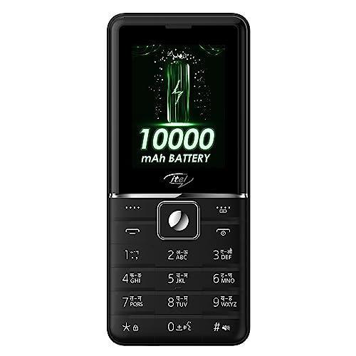 itel Power 900 Power Bank Mobile Phone,10000 mAh with 7 Months Battery Back up, 10W Charging Support and 2.8 inch Display | Black - Triveni World