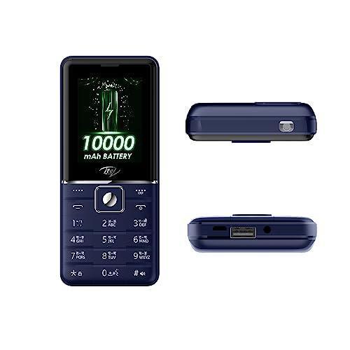 itel Power 900 Power Bank Mobile Phone,10000 mAh with 7 Months Battery Back up, 10W Charging Support and 2.8 inch Display | Deep Blue - Triveni World