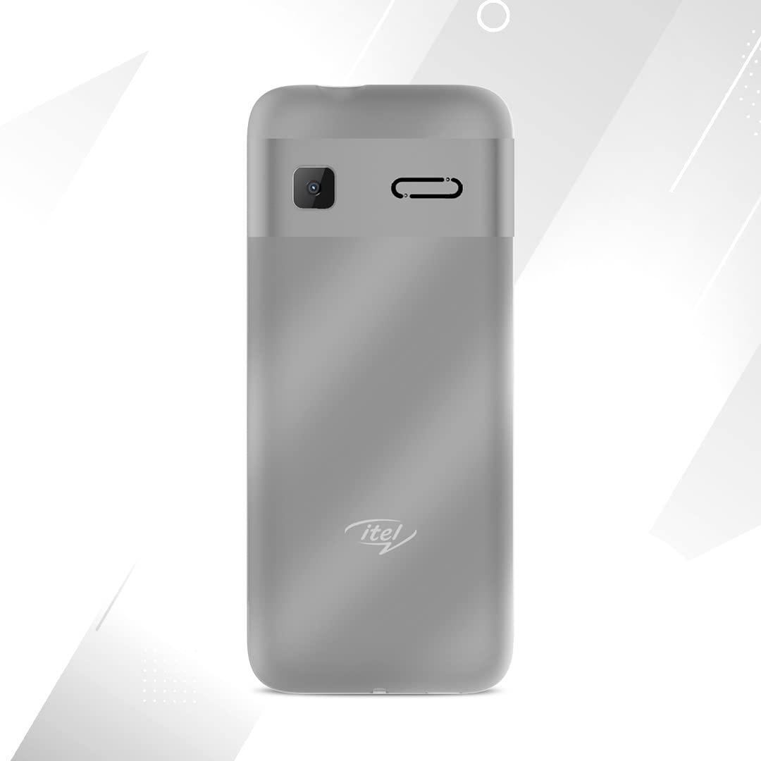 itel Power110N Comes with Big Battery of 2500 mAh with 12 Days Battery Backup, LetsChat, Big LED Torch, Vibration Mode, 09 Input Language Support_ Grey - Triveni World