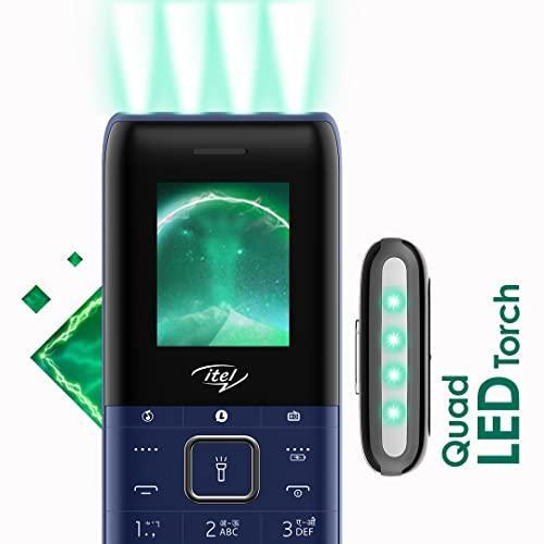 itel Power200 (4.5cm, 2500mAh, Stylish ID, 3D Curved Display Lens, Deep Blue) - Triveni World