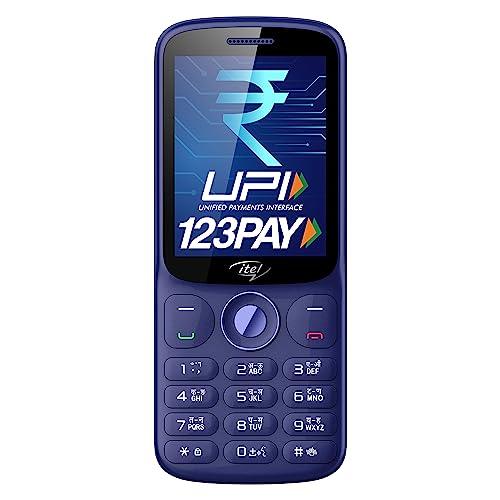 itel SG600 Keypad Mobile Phone with 2.8 inch Display|1900mAh Battery|UPI Pay|Crystal Clear Calls | 4 Hour Service|1.3 MP Camera with Flash |Kingvoice|Metal Finish|Deep Blue - Triveni World