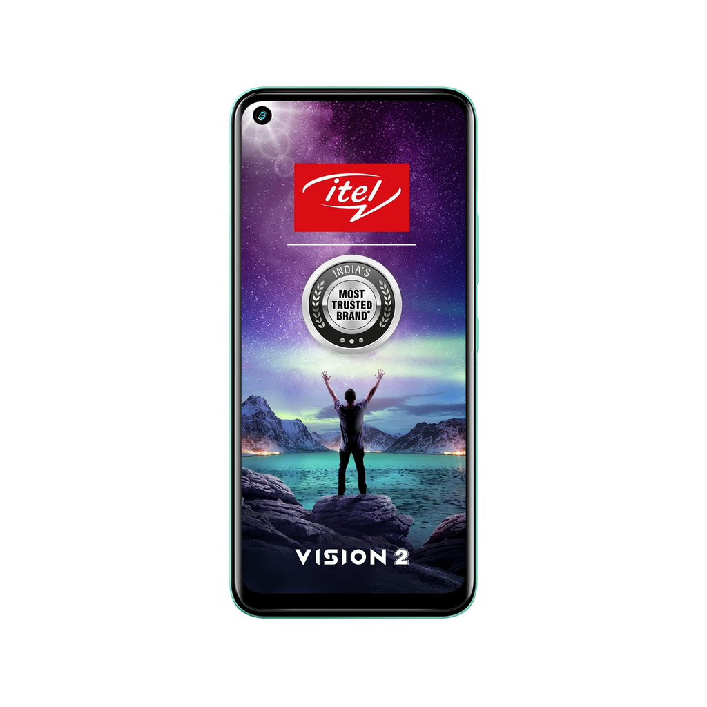 itel Vision2 (Gradation Green, 6.6'' HD+ IPS Dot-in Display, 2GB RAM, 32 GB Storage, 13MP Triple Camera), (Model: L6503) - Triveni World