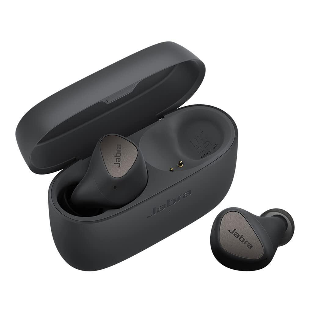 Jabra Elite 4 Wireless Earbuds,Active Noise Cancelling,Comfortable Bluetooth Earphones with Spotify Tap Playback,Google Fast Pair,Microsoft Swift Pair&Dual Pairing-Dark Grey,in-Ear - Triveni World