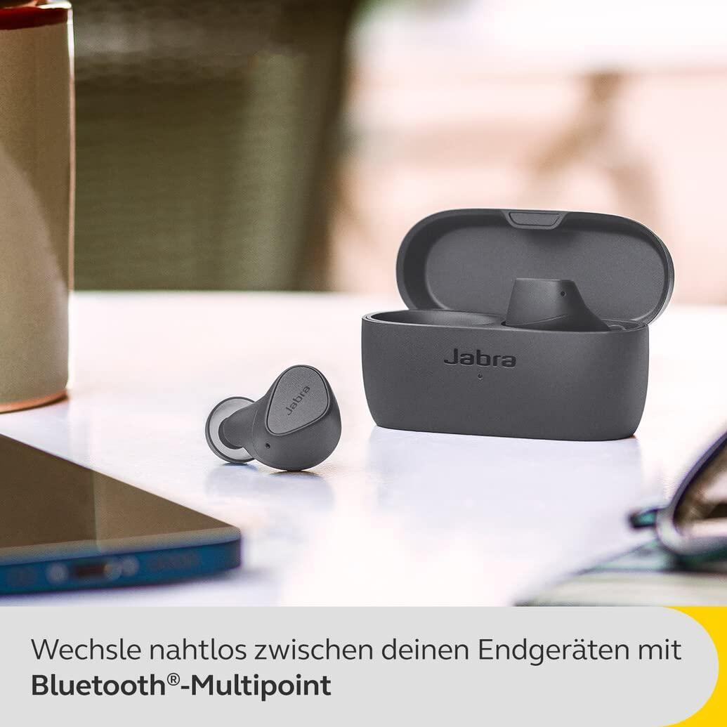 Jabra Elite 4 Wireless Earbuds,Active Noise Cancelling,Comfortable Bluetooth Earphones with Spotify Tap Playback,Google Fast Pair,Microsoft Swift Pair&Dual Pairing-Dark Grey,in-Ear - Triveni World