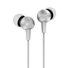 JBL C200SI, Premium in Ear Wired Earphones with Mic, Signature Sound, One Button Multi-Function Remote, Premium Metallic Finish, Angled Earbuds for Comfort fit (Gray) - Triveni World