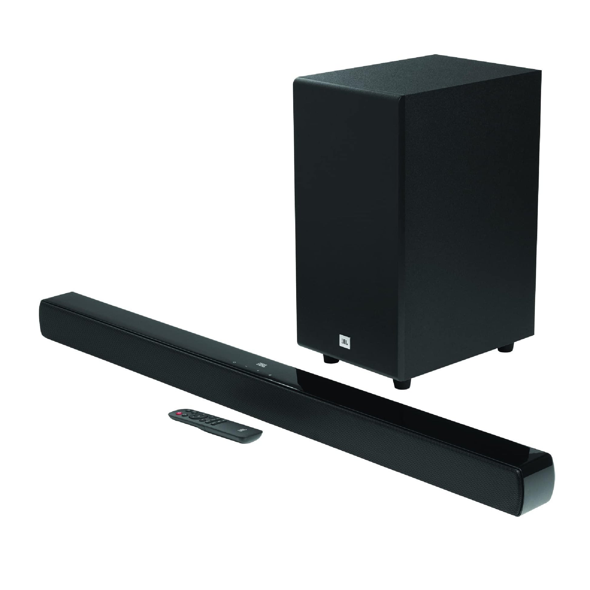 JBL CINEMA SB190 Deep Bass, Dolby Atmos Soundbar with Wireless Subwoofer for Extra Deep Bass, 2.1 Channel with Remote, Sound Mode for Voice Clarity, HDMI eARC, Bluetooth & Optical Connectivity (380W) - Triveni World