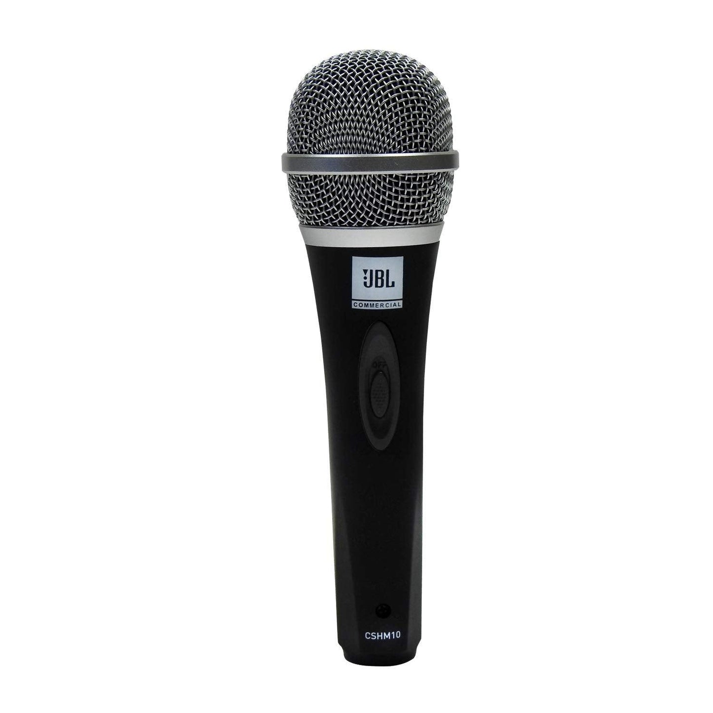 JBL Commercial CSHM10 Handheld Dynamic XLR Unidirectional Microphone With On/Off Switch (Cable Not Included) Black, Medium - Triveni World