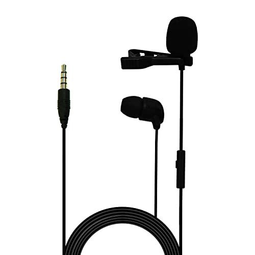 JBL Commercial CSLM30 Auxiliary Omnidirectional Lavalier Microphone with Earphone for Calls, Conferences and Monitoring - Triveni World