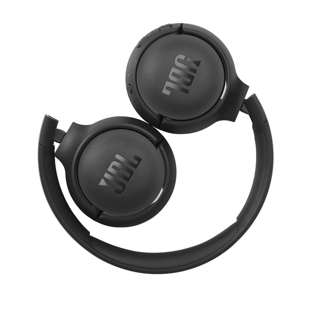 JBL Tune 510BT, On Ear Wireless Headphones with Mic, up to 40 Hours Playtime, Pure Bass, Quick Charging, Dual Pairing, Bluetooth 5.0 & Voice Assistant Support for Mobile Phones (Black) - Triveni World