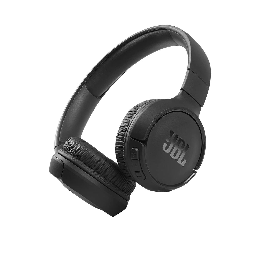 JBL Tune 510BT, On Ear Wireless Headphones with Mic, up to 40 Hours Playtime, Pure Bass, Quick Charging, Dual Pairing, Bluetooth 5.0 & Voice Assistant Support for Mobile Phones (Black) - Triveni World