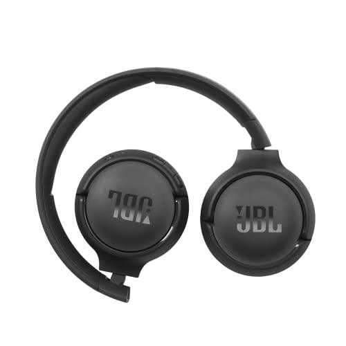 JBL Tune 510BT, On Ear Wireless Headphones with Mic, up to 40 Hours Playtime, Pure Bass, Quick Charging, Dual Pairing, Bluetooth 5.0 & Voice Assistant Support for Mobile Phones (Black) - Triveni World