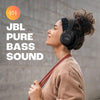 JBL Tune 720BT Wireless Over Ear Headphones with Mic, Pure Bass Sound, Upto 76 Hrs Playtime, Speedcharge, Dual Pairing, Customizable Bass with Headphones App, Lightweight, Bluetooth 5.3 (Black) - Triveni World