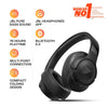 JBL Tune 720BT Wireless Over Ear Headphones with Mic, Pure Bass Sound, Upto 76 Hrs Playtime, Speedcharge, Dual Pairing, Customizable Bass with Headphones App, Lightweight, Bluetooth 5.3 (Black) - Triveni World