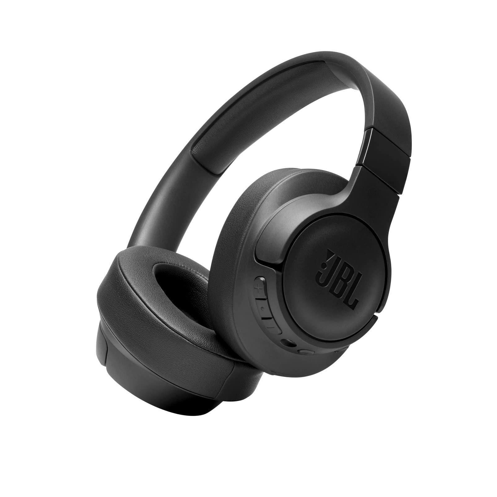 JBL Tune 760NC, Wireless Over Ear Active Noise Cancellation Headphones with Mic, Upto 50 Hours Playtime, Multi-Device Connectivity, Pure Bass, AUX & Voice Assistant Support for Mobile Phones (Black) - Triveni World