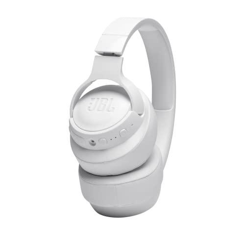 JBL Tune 760NC, Wireless Over Ear Active Noise Cancellation Headphones with Mic, Upto 50 Hours Playtime, Multi-Device Connectivity, Pure Bass, AUX & Voice Assistant Support for Mobile Phones (White) - Triveni World