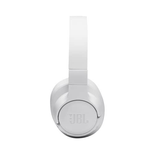 JBL Tune 760NC, Wireless Over Ear Active Noise Cancellation Headphones with Mic, Upto 50 Hours Playtime, Multi-Device Connectivity, Pure Bass, AUX & Voice Assistant Support for Mobile Phones (White) - Triveni World