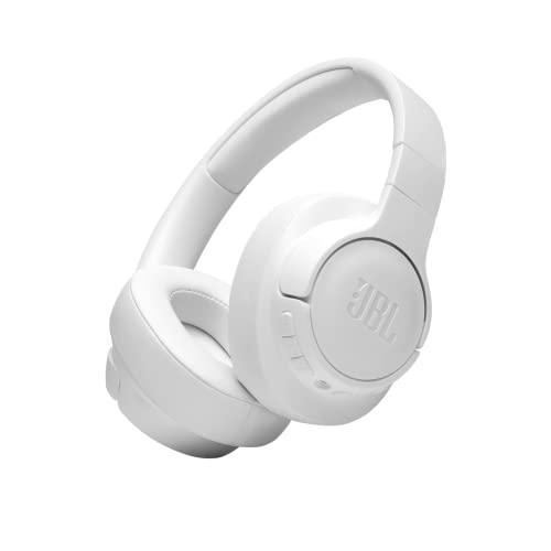 JBL Tune 760NC, Wireless Over Ear Active Noise Cancellation Headphones with Mic, Upto 50 Hours Playtime, Multi-Device Connectivity, Pure Bass, AUX & Voice Assistant Support for Mobile Phones (White) - Triveni World