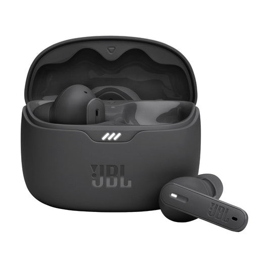 JBL Tune Beam In Ear Wireless TWS Earbuds with Mic, ANC Earbuds, Customized Extra Bass with Headphones App, 48 Hrs Battery, Quick Charge, 4-Mics, IP54, Ambient Aware & Talk-Thru, Bluetooth 5.3 (Black) - Triveni World