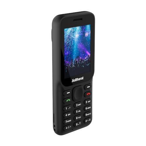 JioBharat B1 4G Keypad Phone with JioCinema, JioSaavn, JioPay (UPI), 2.4 Inch Big Display, Powerful 2000mAh Battery, Digital Camera | Black | Locked for JioNetwork - Triveni World