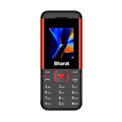 JioBharat K1 Karbonn 4G Keypad Phone with JioCinema, JioSaavn, JioPay (UPI), Long Lasting Battery, LED Torch, Digital Camera | BlackRed | Locked for JioNetwork - Triveni World