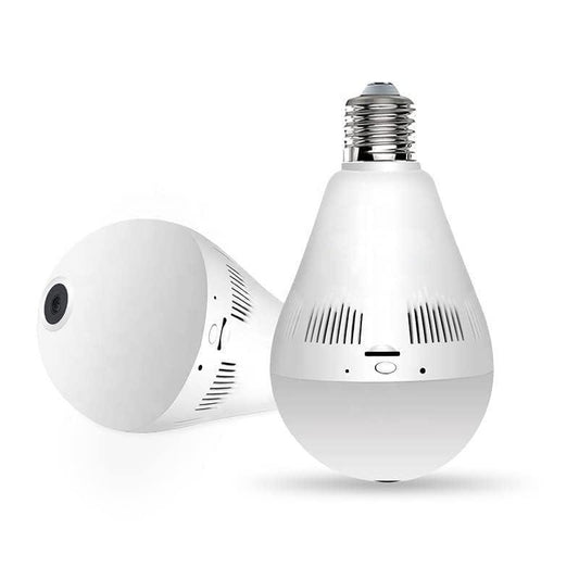 JNKC Full HD Picture Bulb Home Security Camera 1080p AI Powered Motion Detection l Infrared Light Vision | 360° Panorama | Talk Back Feature (Bulb Camera) - Triveni World