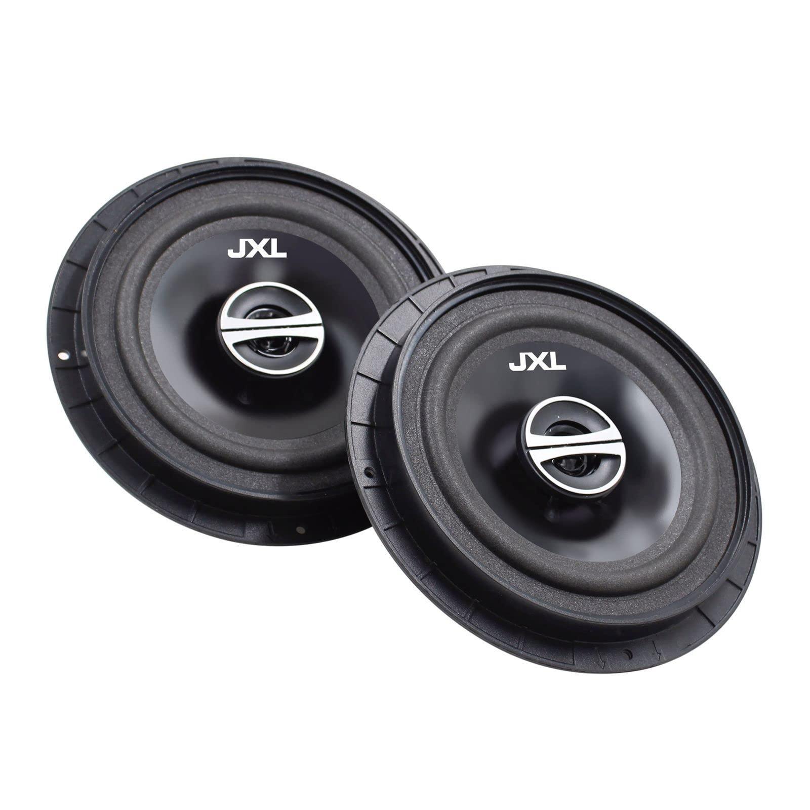 JXL 1690 R Three Way 6.5 Inches Coaxial High Bass Speaker for Car with Imported Rubber Foam Edge Cone 700W MAX Power with Ring/Water Resistant(Black) - Triveni World