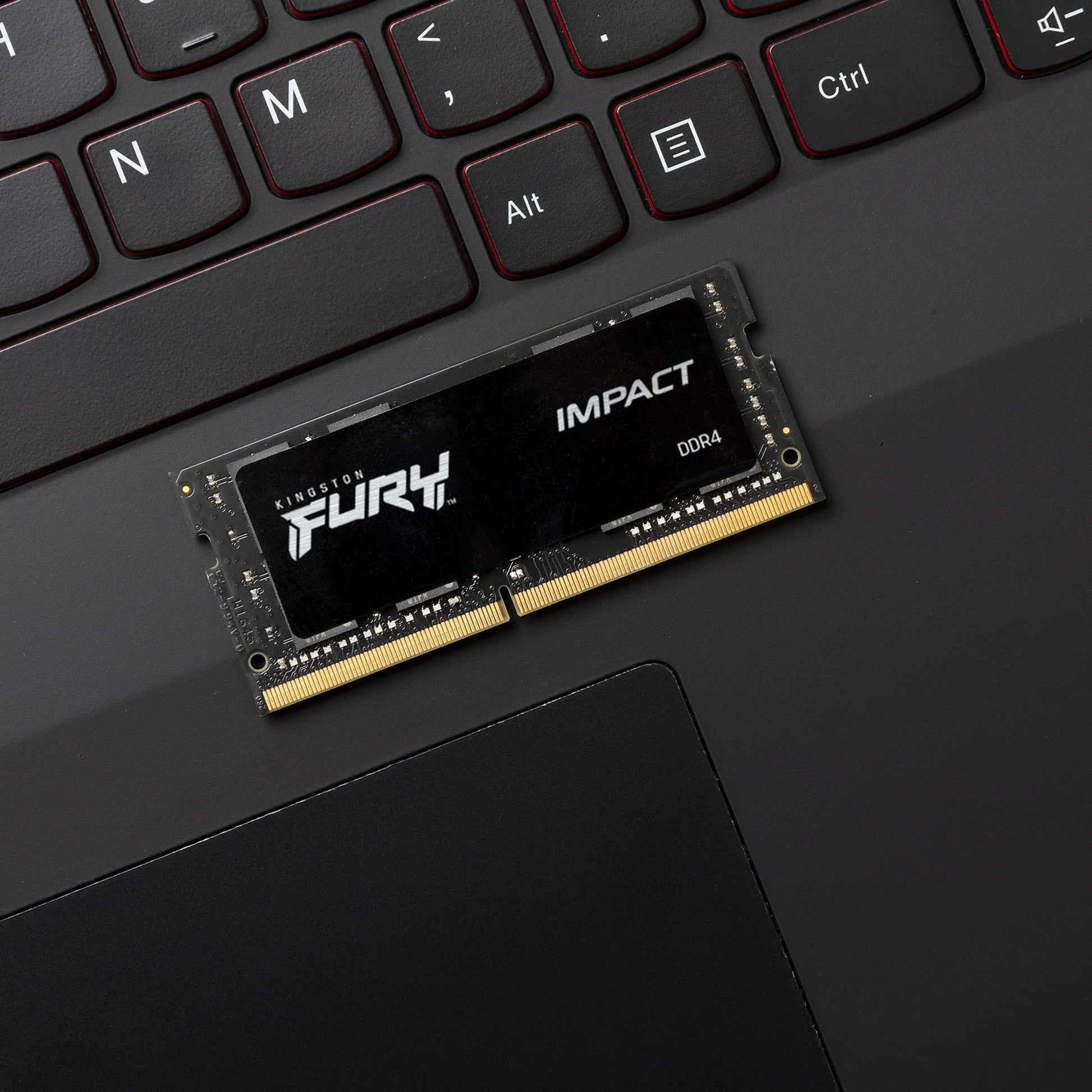 Kingston FURY 16GB 3200MHz DDR4 CL20 SODIMM Fury Impact, Black (KF432S20IB/16) - Triveni World