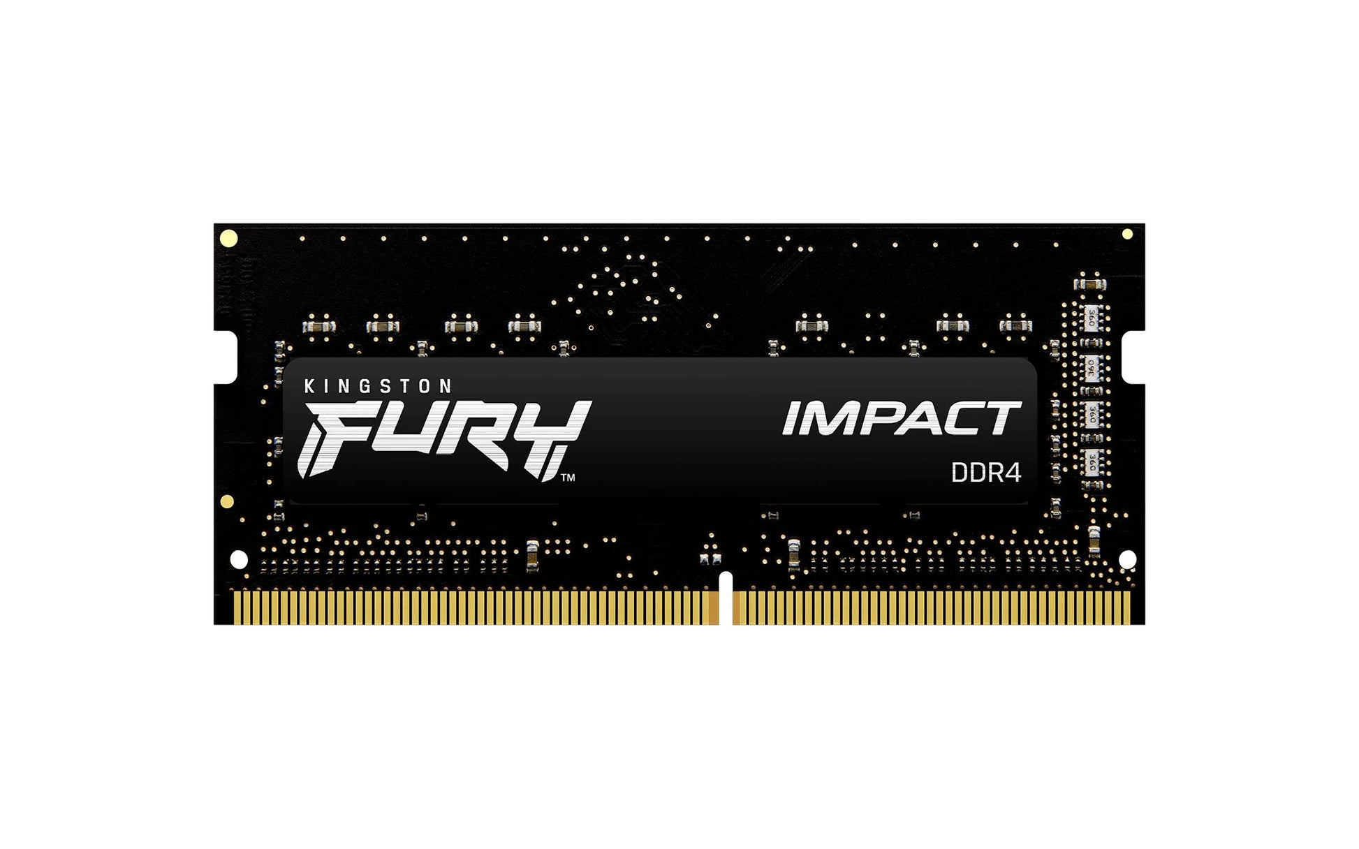 Kingston FURY 16GB 3200MHz DDR4 CL20 SODIMM Fury Impact, Black (KF432S20IB/16) - Triveni World