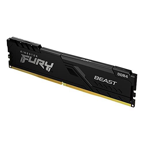 Kingston Fury Beast 16GB 3200MHz DDR4 CL16 Desktop Memory Single Stick KF432C16BB/16, Black - Triveni World