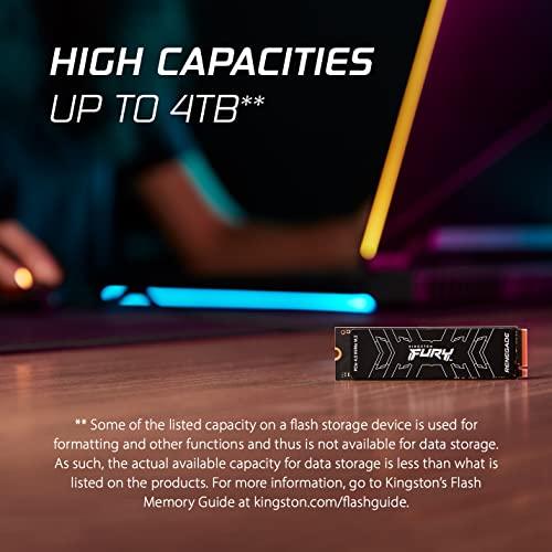 Kingston FURY Renegade 2TB PCIe Gen 4.0 NVMe M.2 Internal Gaming SSD | Up to 7300 MB/s | TLC NAND | SFYRD/2000G, Black - Triveni World