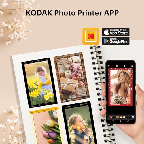 KODAK Mini Shot 2 Retro 4PASS 2-in-1 Instant Camera and Photo Printer (2.1x3.4 inches) + 68 Sheets Bundle, Yellow - Triveni World