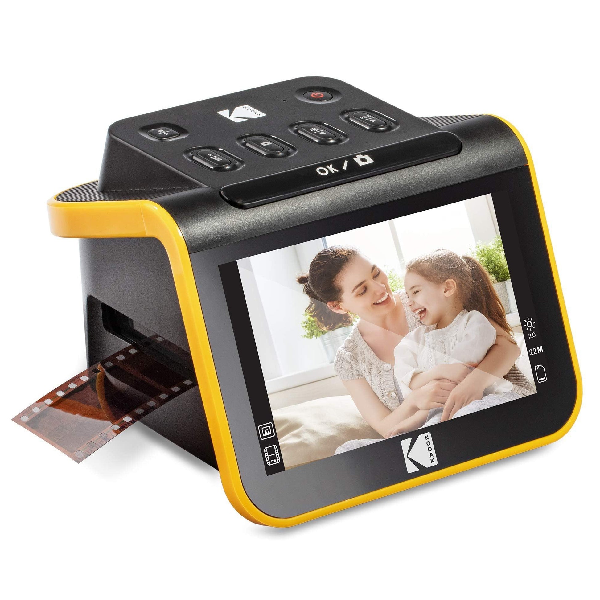 KODAK Slide N SCAN Film and Slide Scanner with Large 5” LCD Screen | Convert Color & B&W Negatives & Slides 35mm, 126, 110 Film Negatives & Slides to High Resolution 22MP JPEG Digital Photos - Triveni World