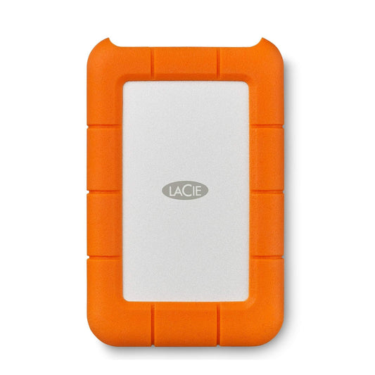 LaCie Rugged Mini 4TB External HDD | Orange - USB 3.0 Drop Shock Dust Rain Resistant | Compatible with Windows and Mac | Portable Hard Drive (LAC9000633) - Triveni World