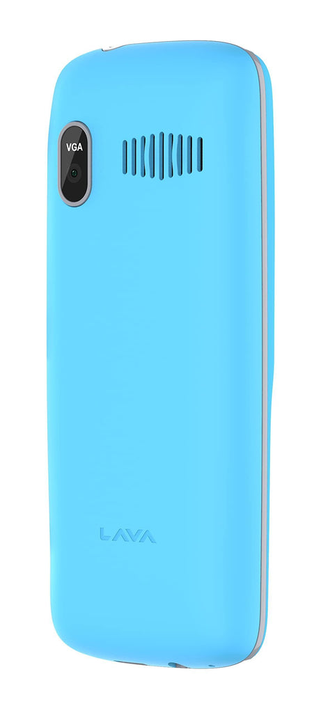 Lava A1 (Candy Blue), Number Talker, Smart AI Battery, 4 Days Battery Backup, Military Grade Certified, Keypad Mobile - Triveni World