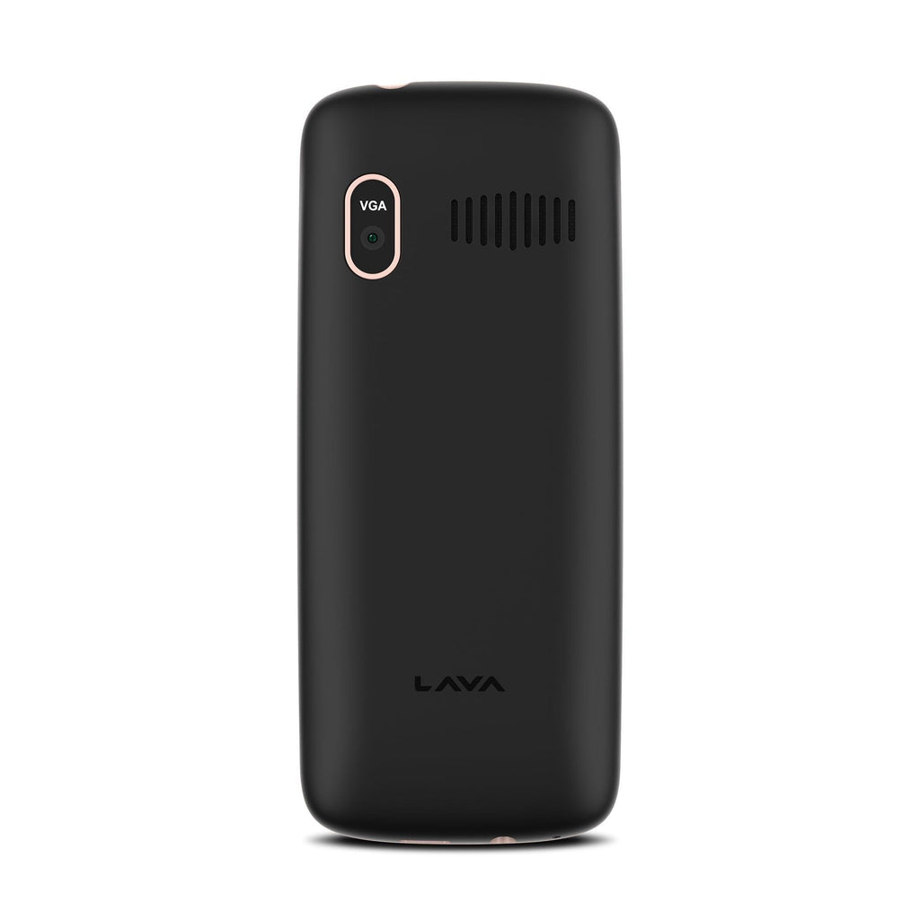 Lava All-New A1 Vibe Keypad Phone with Long Lasting Samrt AI Battery, 1.77inch Display, 32 GB Expandable Memory, Bluetooth Support, Military Grade Certified | Black Gold - Triveni World