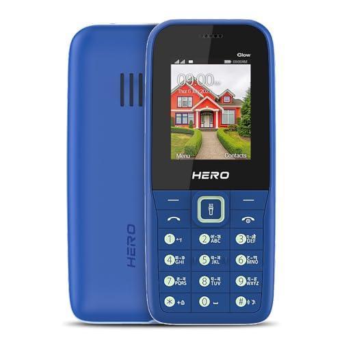 Lava All-New Hero 600i Glow Keypad Phone with Long Lasting Battery, 10 Regional Languages Input Support, Auto Call Recording, Wireless FM with Recording and 32 GB Expandable Storage (Sapphire Blue) - Triveni World