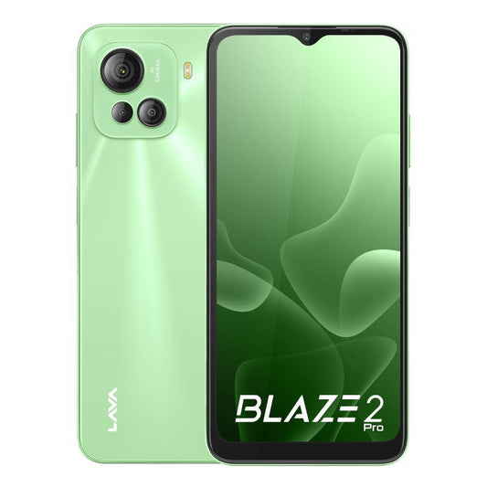 Lava Blaze 2 Pro (8 GB RAM, 128GB UFS Storage) - Cool Green|50 MP AI Triple Camera |18W Fast Charger| 6.5 inch(16.5cm) Display with 5000 mAh Battery| Upto 16GB Expandable RAM - Triveni World