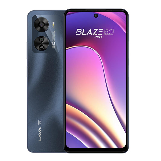 Lava Blaze Pro 5G (Starry Night, 8GB RAM, 128GB Storage)| 50 MP AI Camera |120 Hz FHD+ Display | 33W Fast Charger | Upto 16 GB Expandable RAM - Triveni World