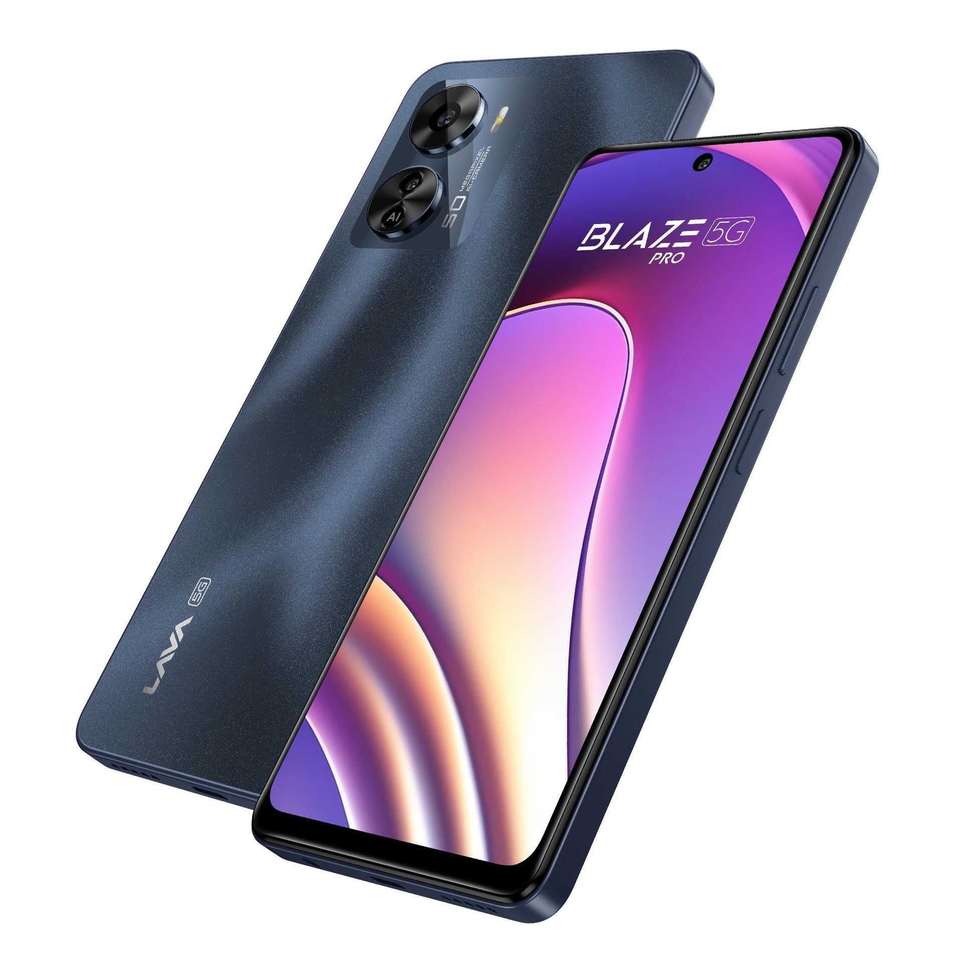 Lava Blaze Pro 5G (Starry Night, 8GB RAM, 128GB Storage)| 50 MP AI Camera |120 Hz FHD+ Display | 33W Fast Charger | Upto 16 GB Expandable RAM - Triveni World